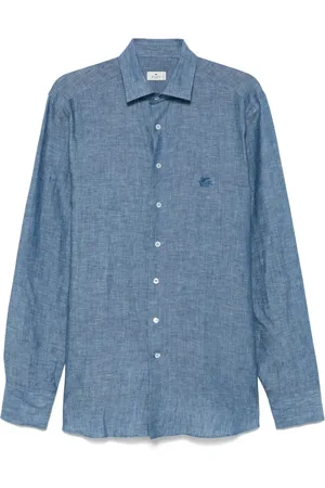 Etro Pegaso-embroidered shirt