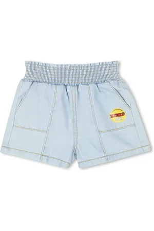 Kenzo Logo-patch denim shorts