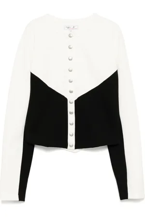 AGNÈS B. Logo button cardigan