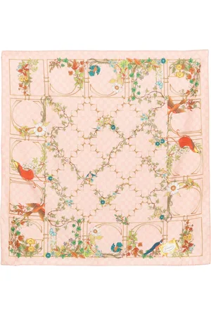 Gucci Mix-print silk scarf