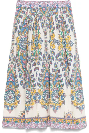 Etro Paisley midi skirt