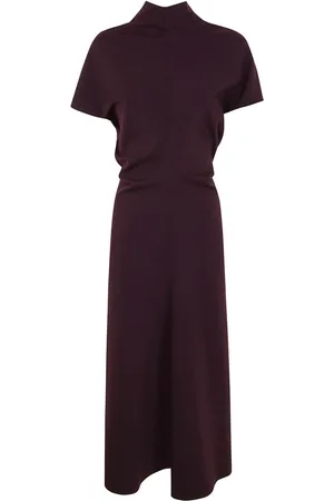 DRHOPE Draped-detail midi dress