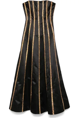 JEAN-LOUIS SABAJI Strapless A-line maxi dress