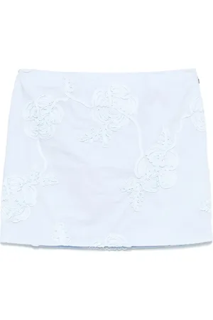ROTATE Cotton mini skirt