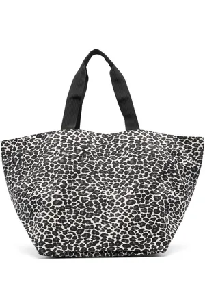 Hervè Chapelier Large leopard tote bag