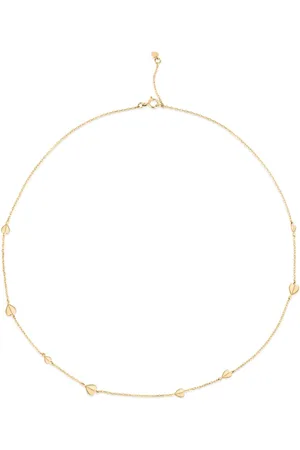 Dinny Hall 9kt recycled Bijou Folded Heart necklace