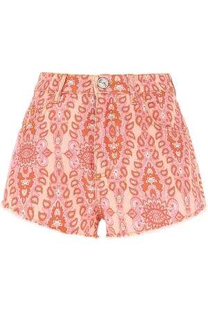 Etro Paisley-print denim shorts