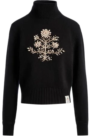 Bally Heritage Flower-embellished sweater