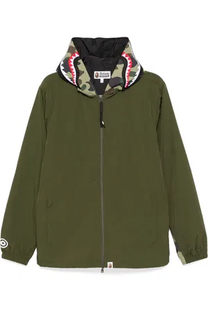 A Bathing Ape 1st camo shark hoodie jacket