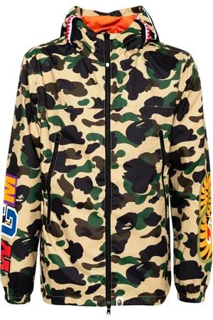 A Bathing Ape 1st camo shark hoodie jacket
