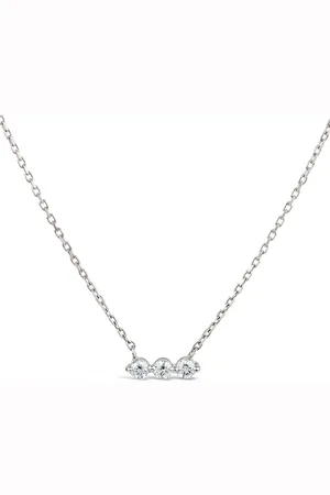 Dinny Hall 9kt white gold Shuga diamond necklace
