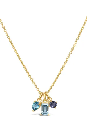 Dinny Hall Gem-Set Trilogy Pendant necklace