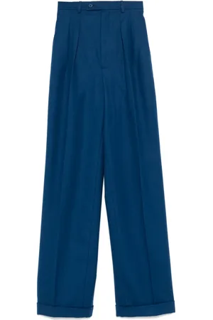 Saint Laurent 1970s pleated trousers