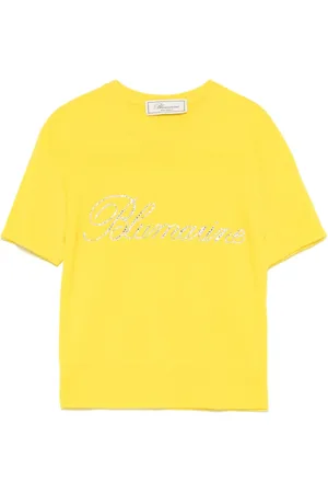 BLUMARINE Logo-embellished top