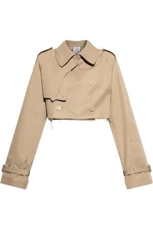 Vetements Cropped trench jacket