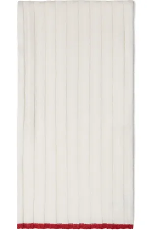 Brunello Cucinelli Ribbed knit scarf