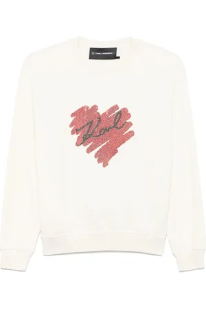 Karl Lagerfeld Crystal-logo sweatshirt