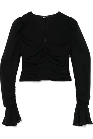 ROTATE Chiffon long-sleeve top