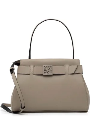 Armani Exchange Logo-appliqué tote bag