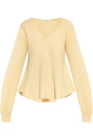 By Malene Birger Peplum-hem knit top