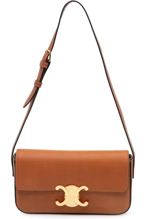 Céline 2022 Leather Triomphe Claude shoulder bag