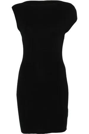 St Agni Asymmetric knit mini dress