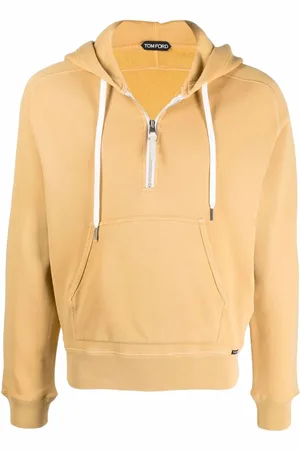 Tom Ford Half-zip cotton hoodie