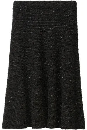 Fabiana Filippi Textured-finish midi skirt