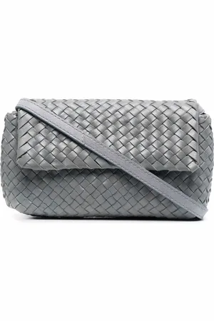 Officine creative Woven clutch bag
