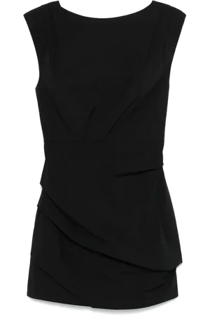 St Agni Bateau tuck mini dress