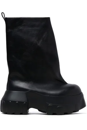 Rick Owens Mid-calf leather boots