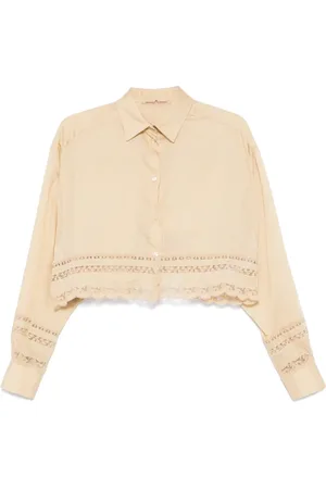 ERMANNO SCERVINO Floral-embroidery shirt