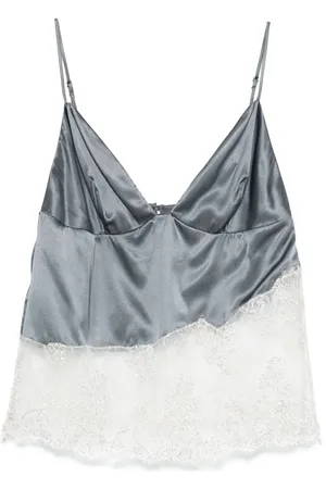 Elisabetta Franchi Lace-detail top