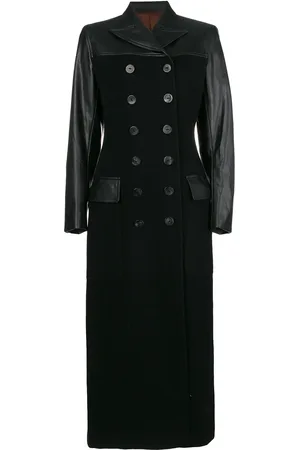 Jean Paul Gaultier Faux leather long coat