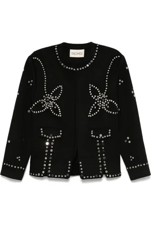 SIEDRES Stud-embellished jacket
