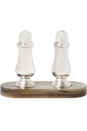 Brunello Cucinelli Ribbed-detail salt and pepper mill set