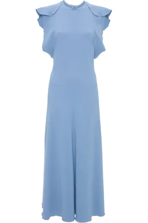Victoria Beckham Cap-sleeve midi dress