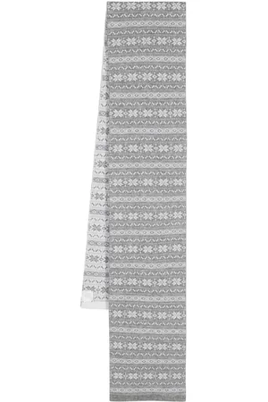 ELEVENTY Fair isle-intarsia scarf