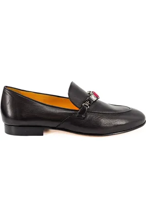 Madison.Maison Jeweled leather loafers