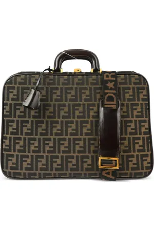 Fendi 1990-2000s Zucca two-way briefcase