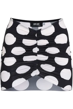 AMIR SLAMA X Jade Jade polka-dot mini skirt