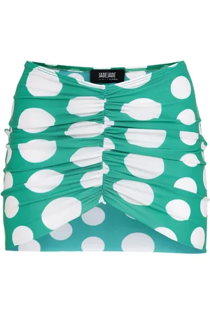 AMIR SLAMA X Jade Jade polka-dot mini skirt