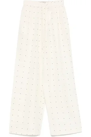 Rohe Silk dotted trousers
