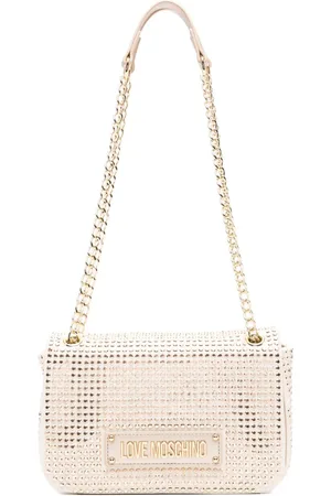 Moschino Stud-embellished shoulder bag