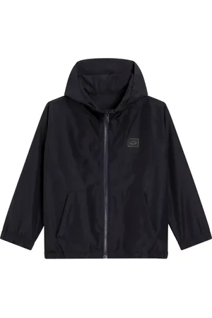 Dolce & Gabbana Logo-patch hooded jacket