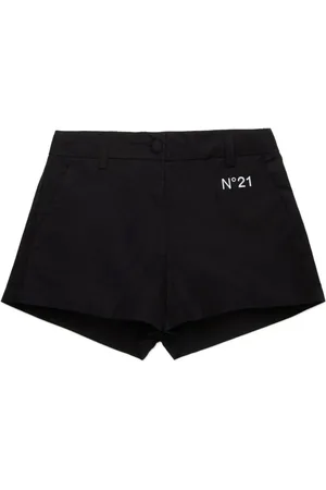 Nº21 Embroidered logo shorts