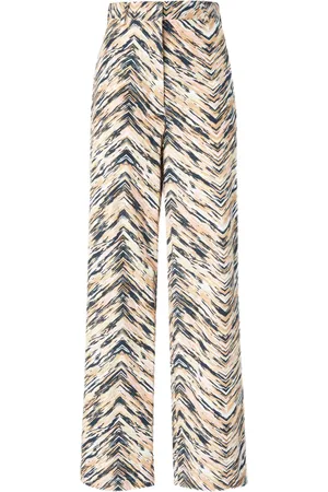 Missoni Zigzag-pattern cotton palazzo pants
