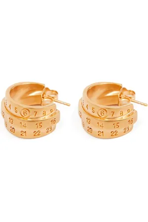Maison Margiela Triple-logo earrings