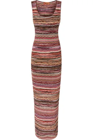 Missoni Wave-motif maxi dress