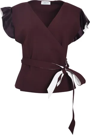 Lanvin Wrap blouse